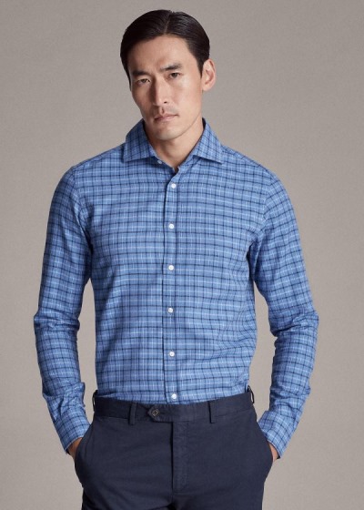 Camisa Ralph Lauren Plaid Flannel Homem 80923-DGOJ